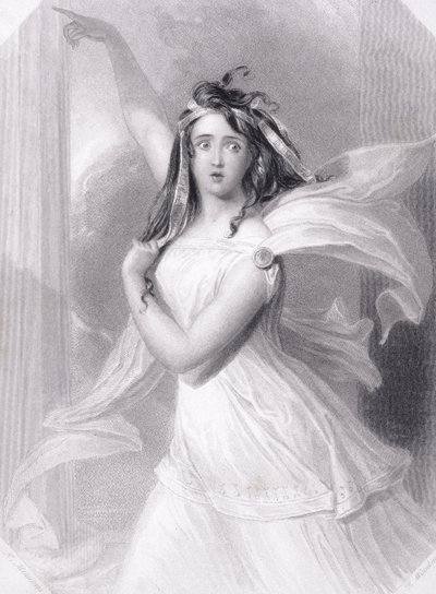 Cassandra, Daughter of Priam, c.1845 by Richard Woodman